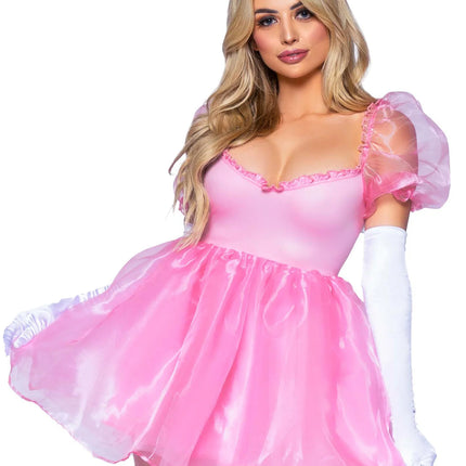 Prinsessen Jurk Roze Dames Babydoll