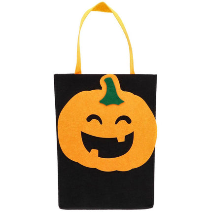 Trick or Treat Tas Vilt Pompoen Halloween BoOo! 27cm