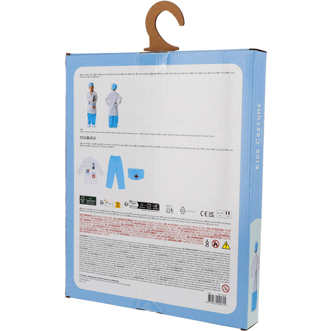 Folat Dokterpak Met Operatiemuts Jongen