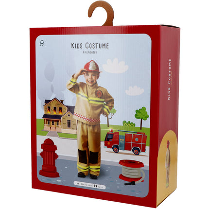 Folat Brandweer Pak Met helm Jongen