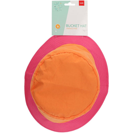 Vissershoed Colorblock Oranje/Roze