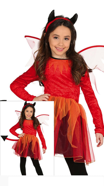 Duivel Jurk Meisje