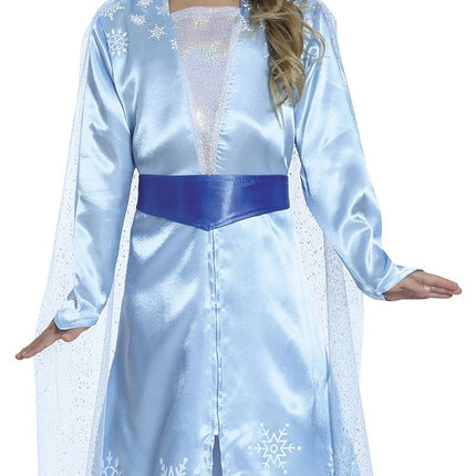 Ijsprinsessenjurk Elsa Kind Blauw