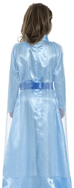 Ijsprinsessenjurk Elsa Kind Blauw