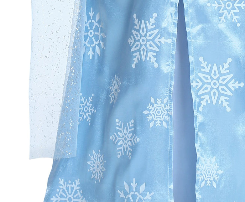 Ijsprinsessenjurk Elsa Kind Blauw