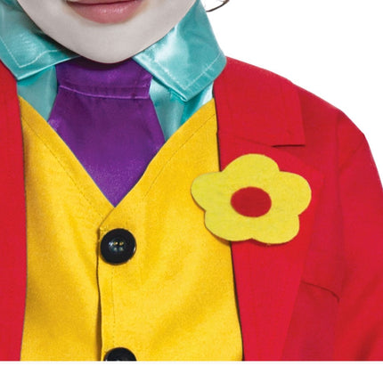 Joker Kostuum Kind Rood