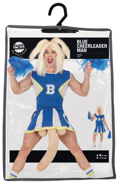 Cheerleader Pak Blauw Heren