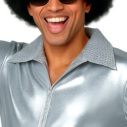 Disco Pak Zilver Heren Jumpsuit