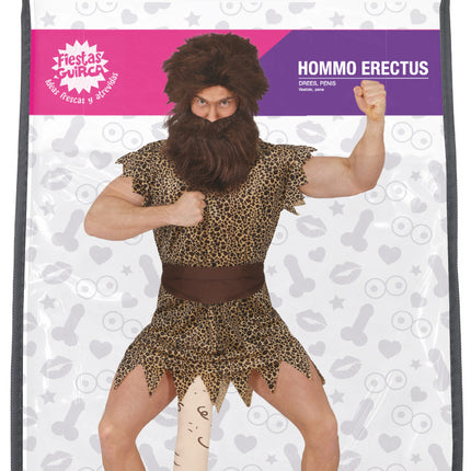 Holbewoner Kostuum Penis