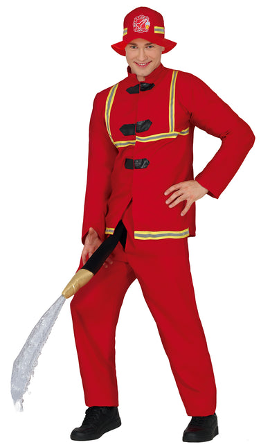 Brandweerman Kostuum 4 delig