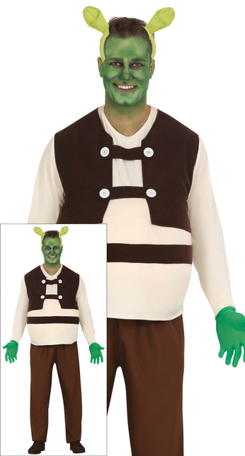 Moerasmonster Kostuum Heren