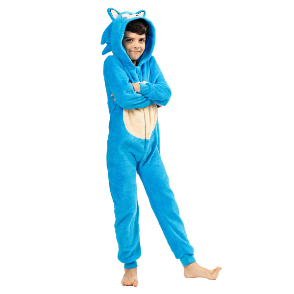 Sonic Onesie Blauw Wit Kind