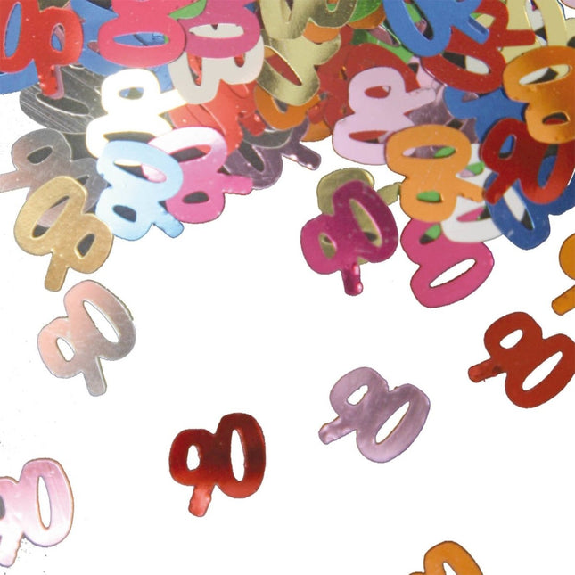 90 Jaar Tafeldecoratie / Sierconfetti van Folat koop je bij Partywinkel