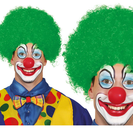 Groene Pruik Krullen