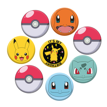 Pokemon Button 3,5cm 8st