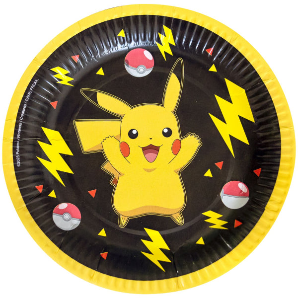 Pokemon Borden Zwart Geel 18cm 8st