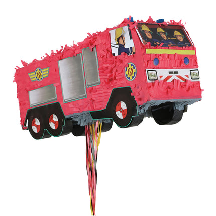 Brandweer Pinata Rood Auto 49cm
