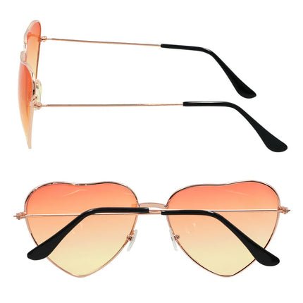 Hartjes Bril Oranje Groovy