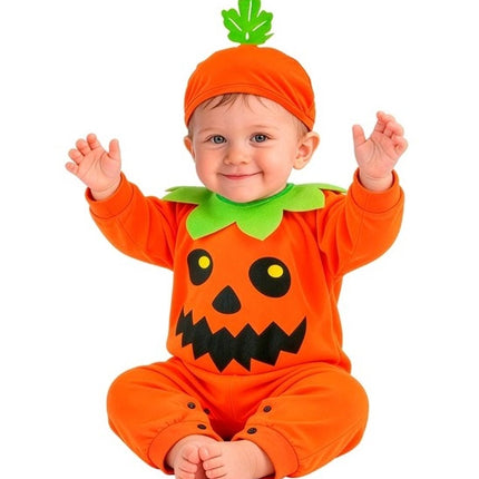 Halloween Jumpsuit Baby Pompoen 2 delig