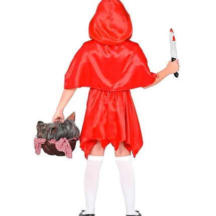 Halloween Jurk Rood Kind Zombie Roodkapje