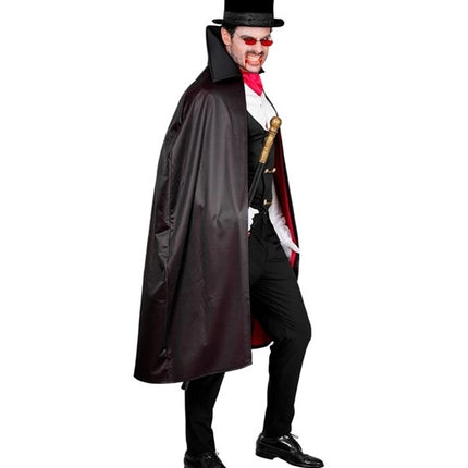 Halloween Kostuum Rood Zwart Vampier 4 delig