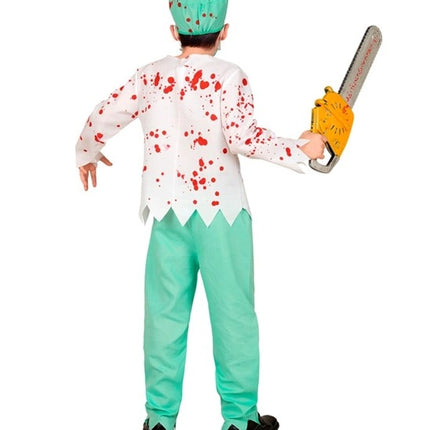 Halloween Kostuum Kind Zombie Dokter Bloed