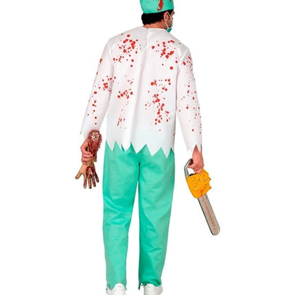 Halloween Kostuum Heren Zombie Dokter Bloed