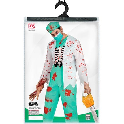 Halloween Kostuum Heren Zombie Dokter Bloed