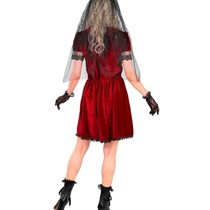 Halloween Jurk Dames Gothic Vampierbruid