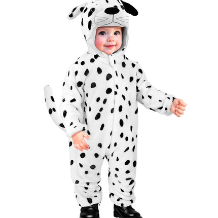 Dalmatier Kostuum Wit Zwart Kind