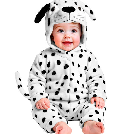 Dalmatier Kostuum Wit Zwart Kind