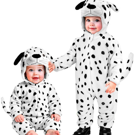Dalmatier Kostuum Wit Zwart Kind