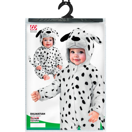 Dalmatier Kostuum Wit Zwart Kind