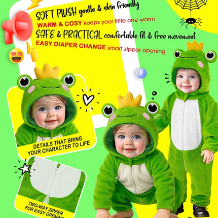 Kikker Onesie Groen Kind
