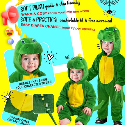 Dinosaurus Onesie Kind Fluweel