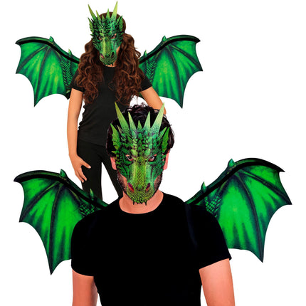 Draak Verkleedset Groen