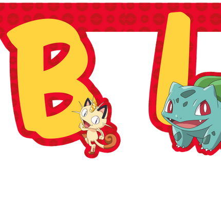 Pokemon Letterslinger Happy Birthday
