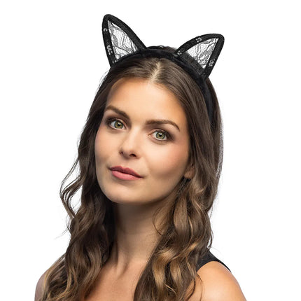Kat Haarband Kant