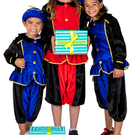 Pietenpakje Kind Blauw/Zwart