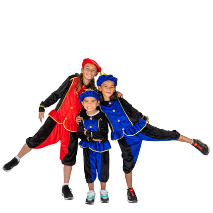 Pietenpakje Kind Rood/Zwart