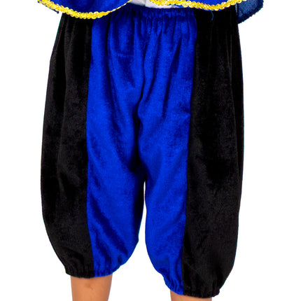 Pietenpakje Kind Blauw/Zwart