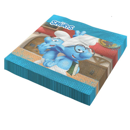Smurfen Servetten 33cm 20st