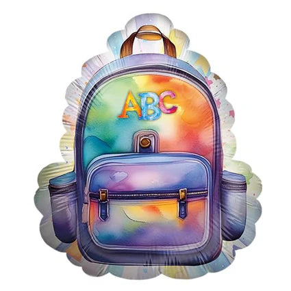 Back To School Helium Ballon Rugzak Leeg 50cm