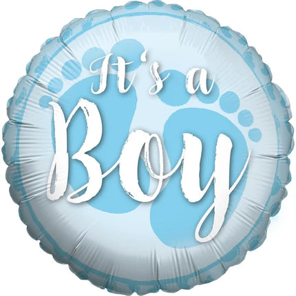 It'S A Boy Helium Ballon Leeg 45cm