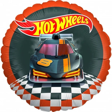 Hot Wheels Helium Ballon Rood Leeg 45cm