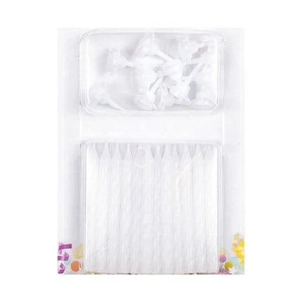 Witte Kaarsen 6cm 24st
