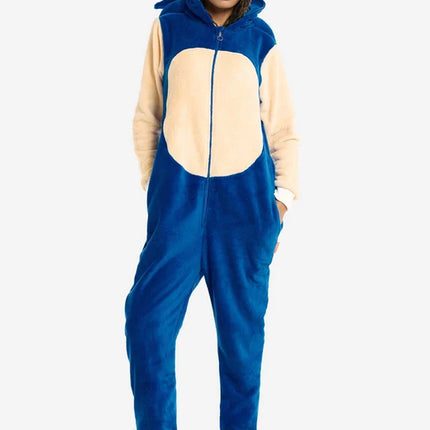 Sonic the Hedgehog Onesie Unisex Blauw
