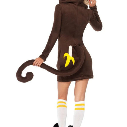 Aap Jurk Bruin Dames Leg Avenue van Leg Avenue koop je bij Partywinkel