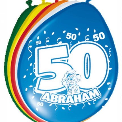 Abraham Ballonnen 30cm 8st van Folat koop je bij Partywinkel