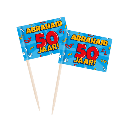 Abraham Cocktailprikkers 50st van Paper Dreams koop je bij Partywinkel